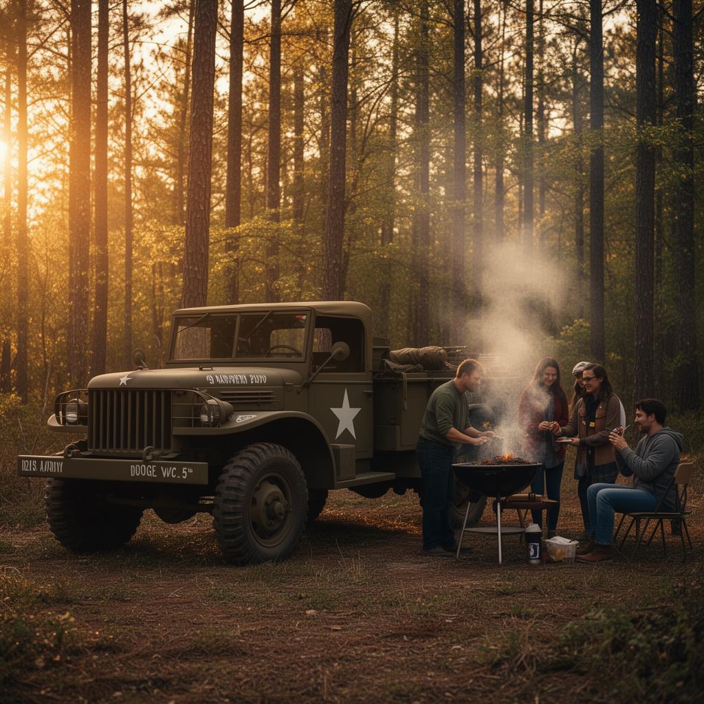 BBQ-Tour mit dem Dodge WC 51